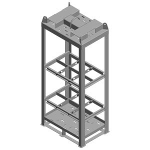 Quad Bottle Lift Cage