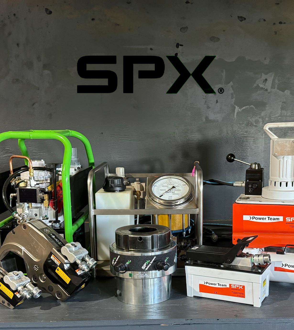 Home 2 SPX Products Showcase at Marcem Head Office in Canada - Demonstrating the excellence of SPX industrial solutions available at Marcem Rentals Canada."